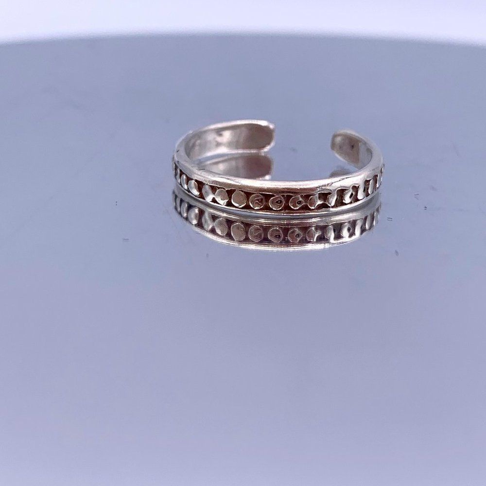 Vintage Sterling Silver Adjustable Ring
